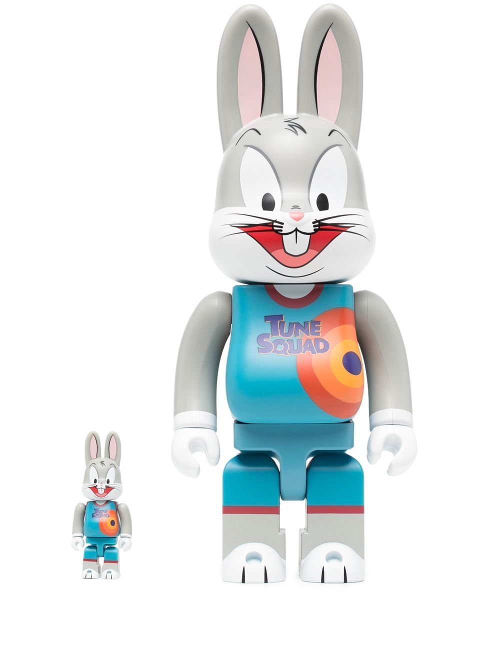 MEDICOM TOY x Space Jam Rabbrick Bugs Bunny BE@RBRICK 100% & 400% 模型玩具套装 - 灰色