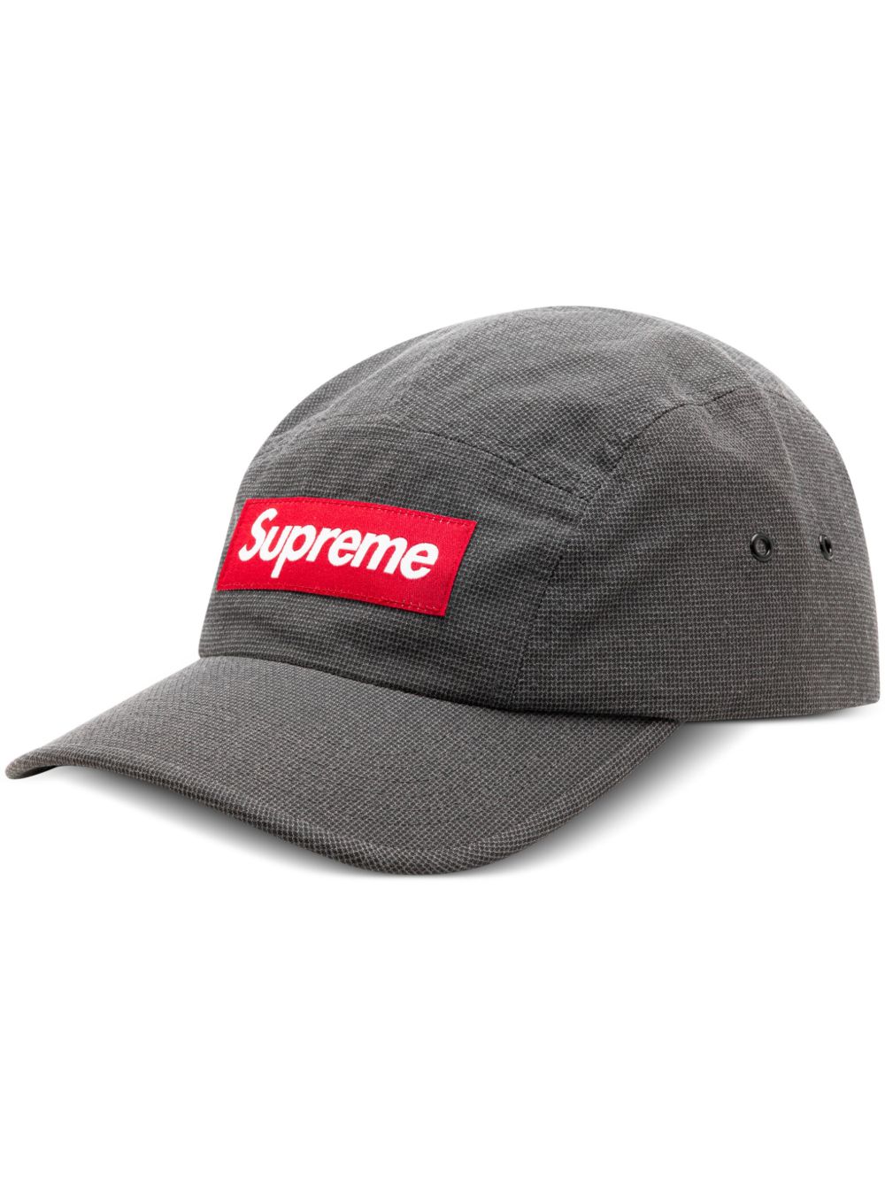 Supreme 长方形logo棒球帽 - 灰色