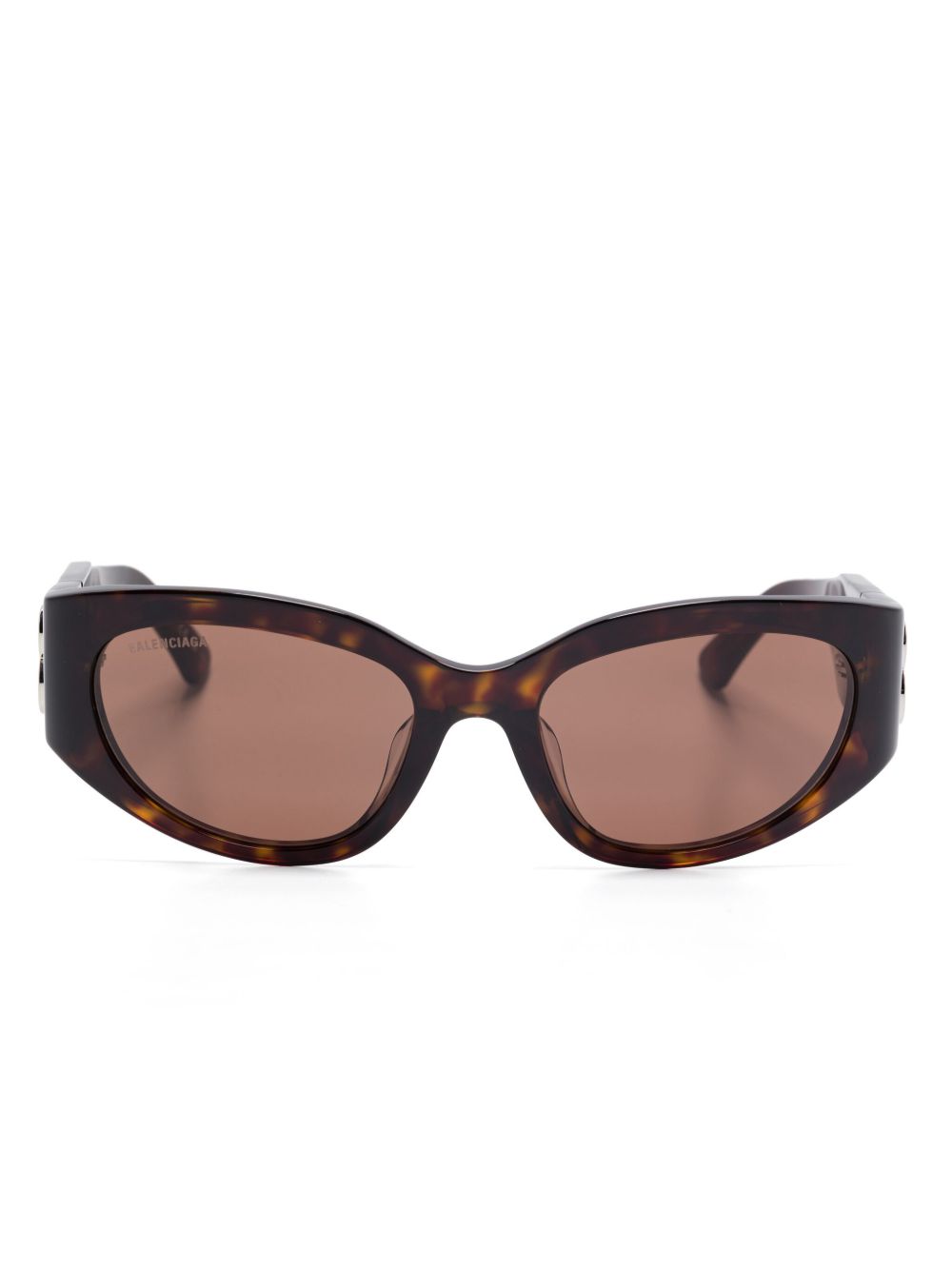 Balenciaga Eyewear Bossy 太阳眼镜 - 褐色