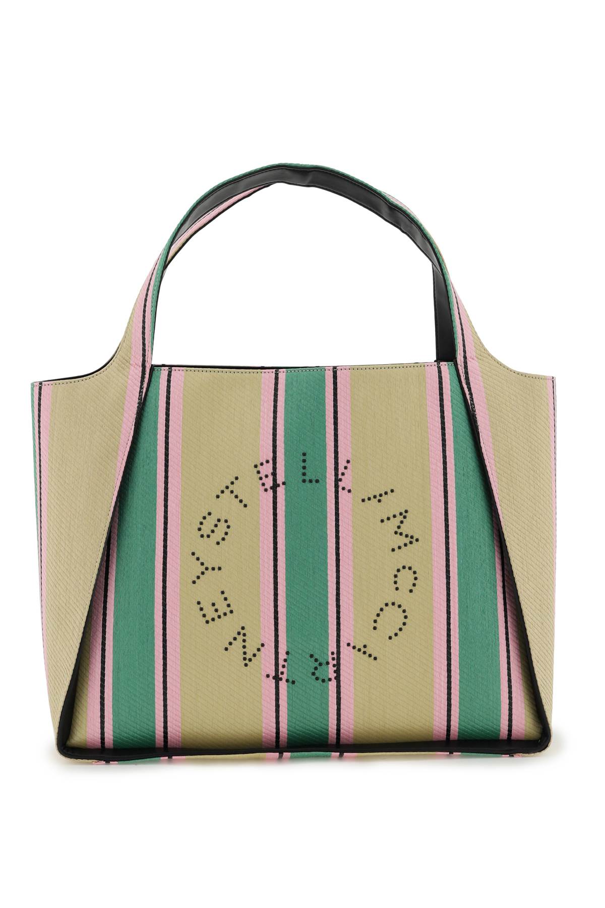 Stella McCartney Stella Logo Raffia Tote Bag