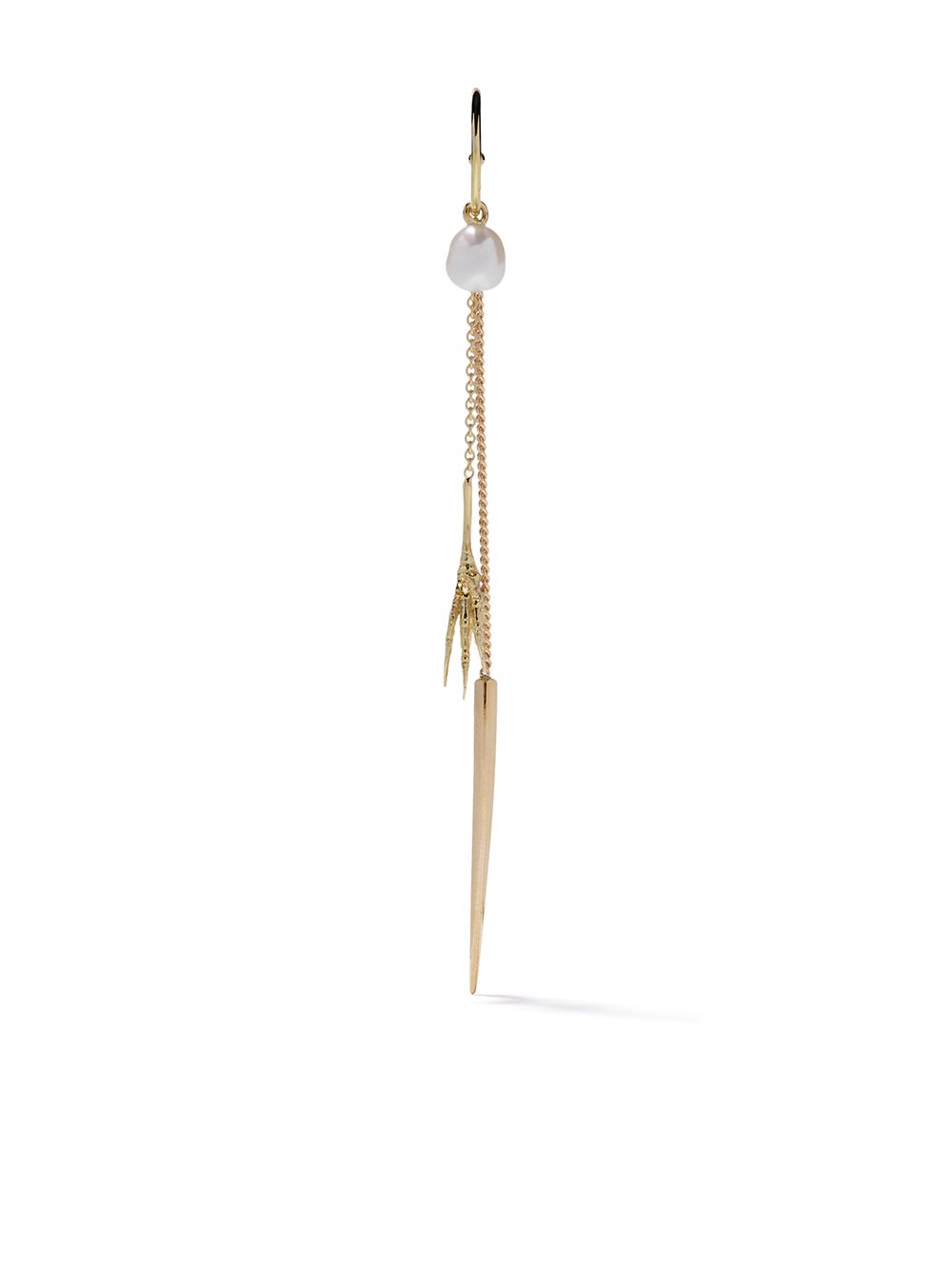 Wouters & Hendrix Gold 18k金爪形耳坠 - 金色