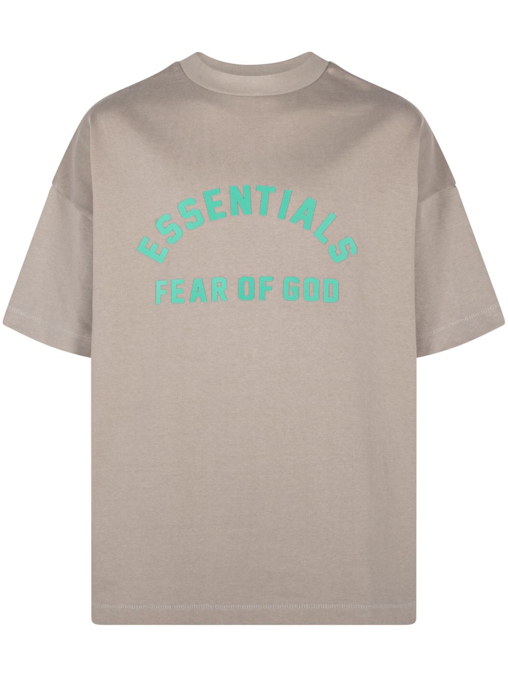 FEAR OF GOD ESSENTIALS logo印花T恤 - 灰色