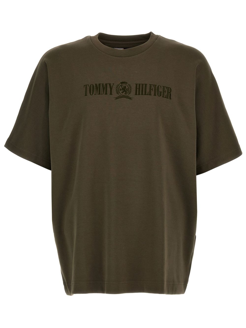 Tommy Hilfiger logo印花T恤 - 绿色