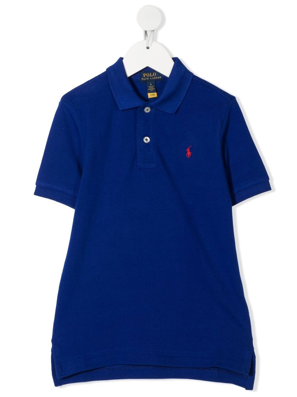 POLO RALPH LAUREN KIDS logo刺绣polo衫 - 蓝色