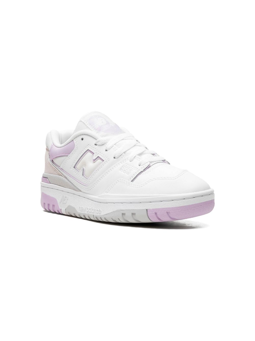 New Balance Kids 550 系带运动鞋 - 白色