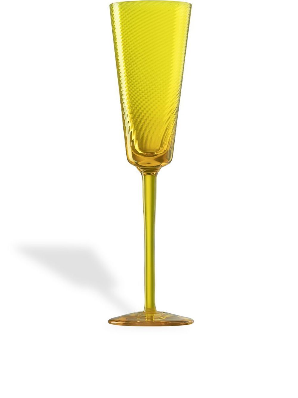 NasonMoretti Gigolo 笛形玻璃杯 - 黄色