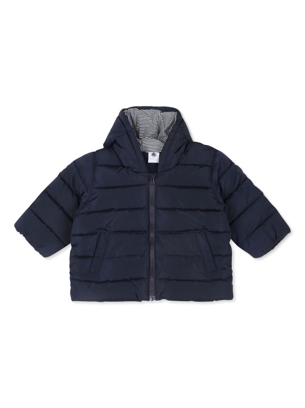 Petit Bateau 填充夹克 - 蓝色