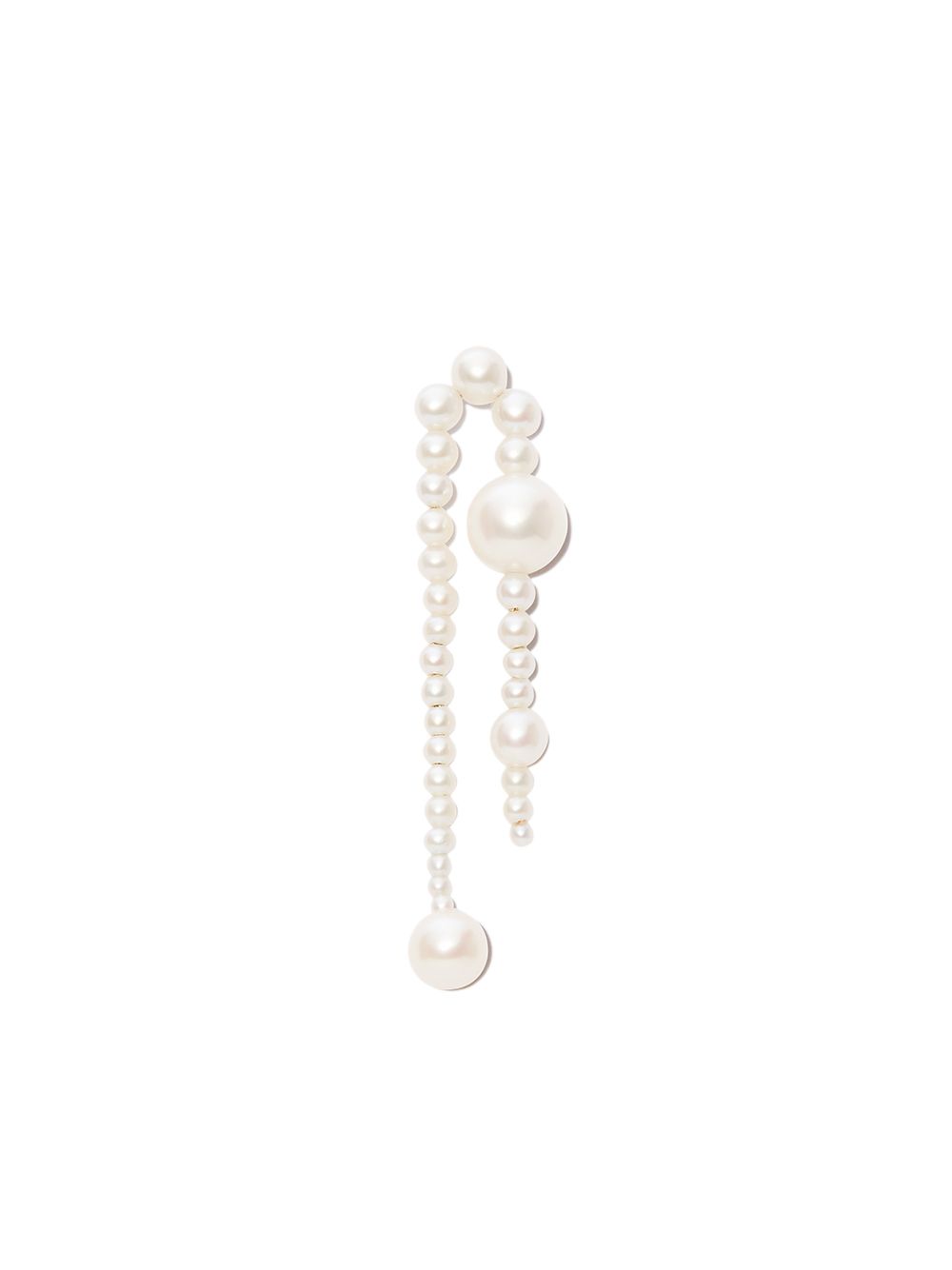 Sophie Bille Brahe 14K黄金 Splash Nuit 单只耳环 - 金色