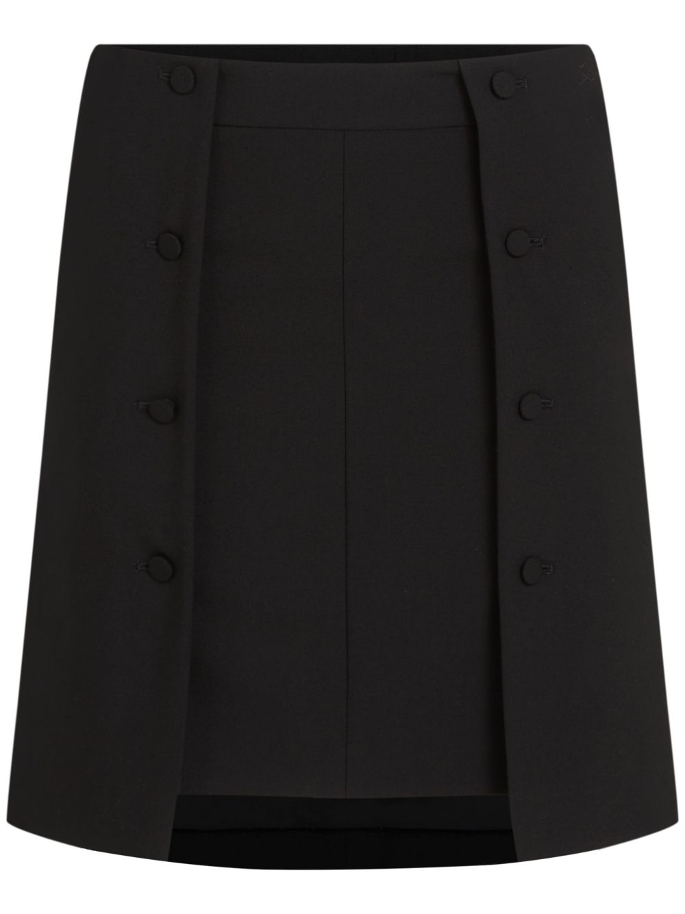 Karl Lagerfeld Essentials 精裁迷你半身裙 - 黑色
