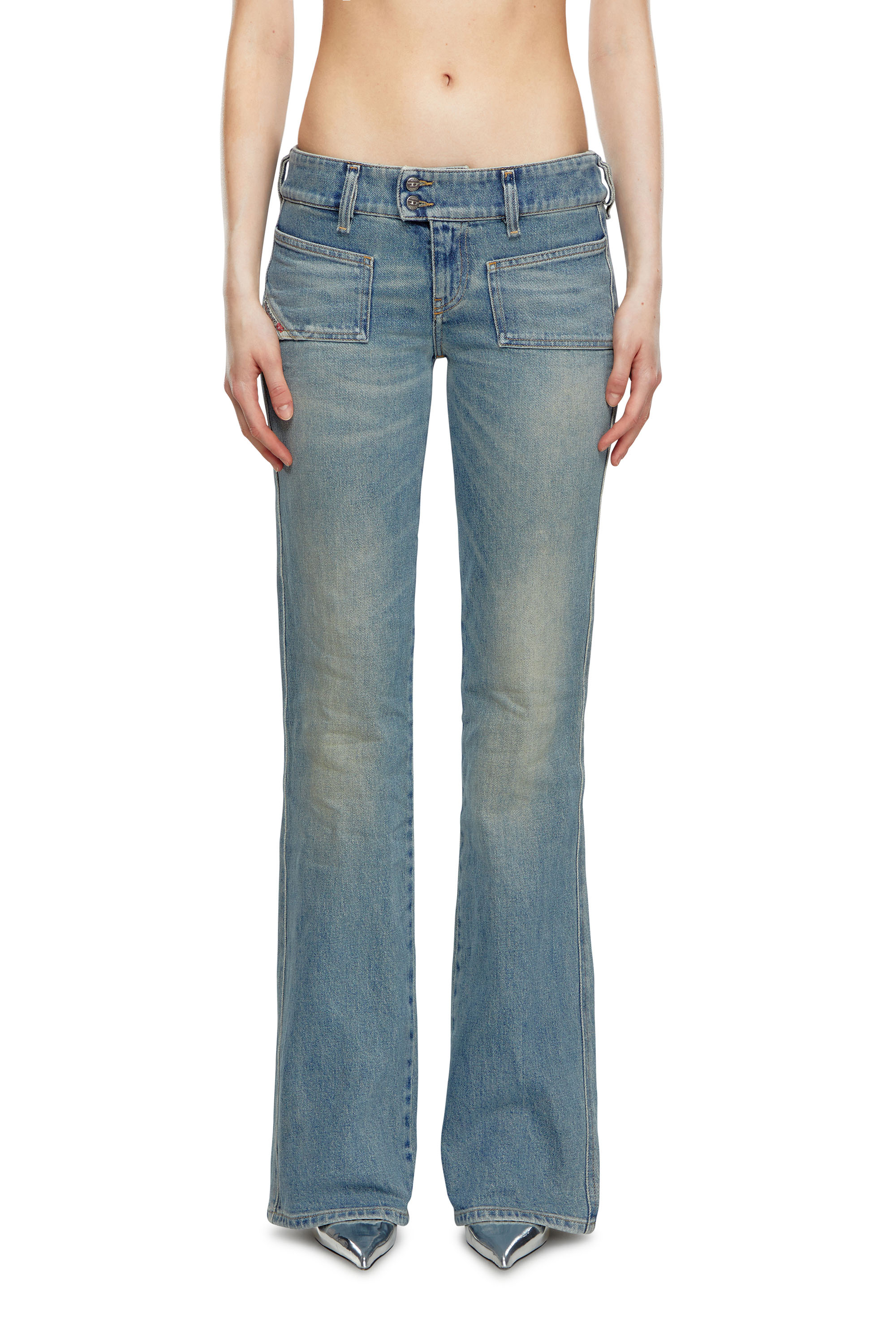 Diesel - Bootcut Jeans - D-Hush - Jeans - Woman - Blue