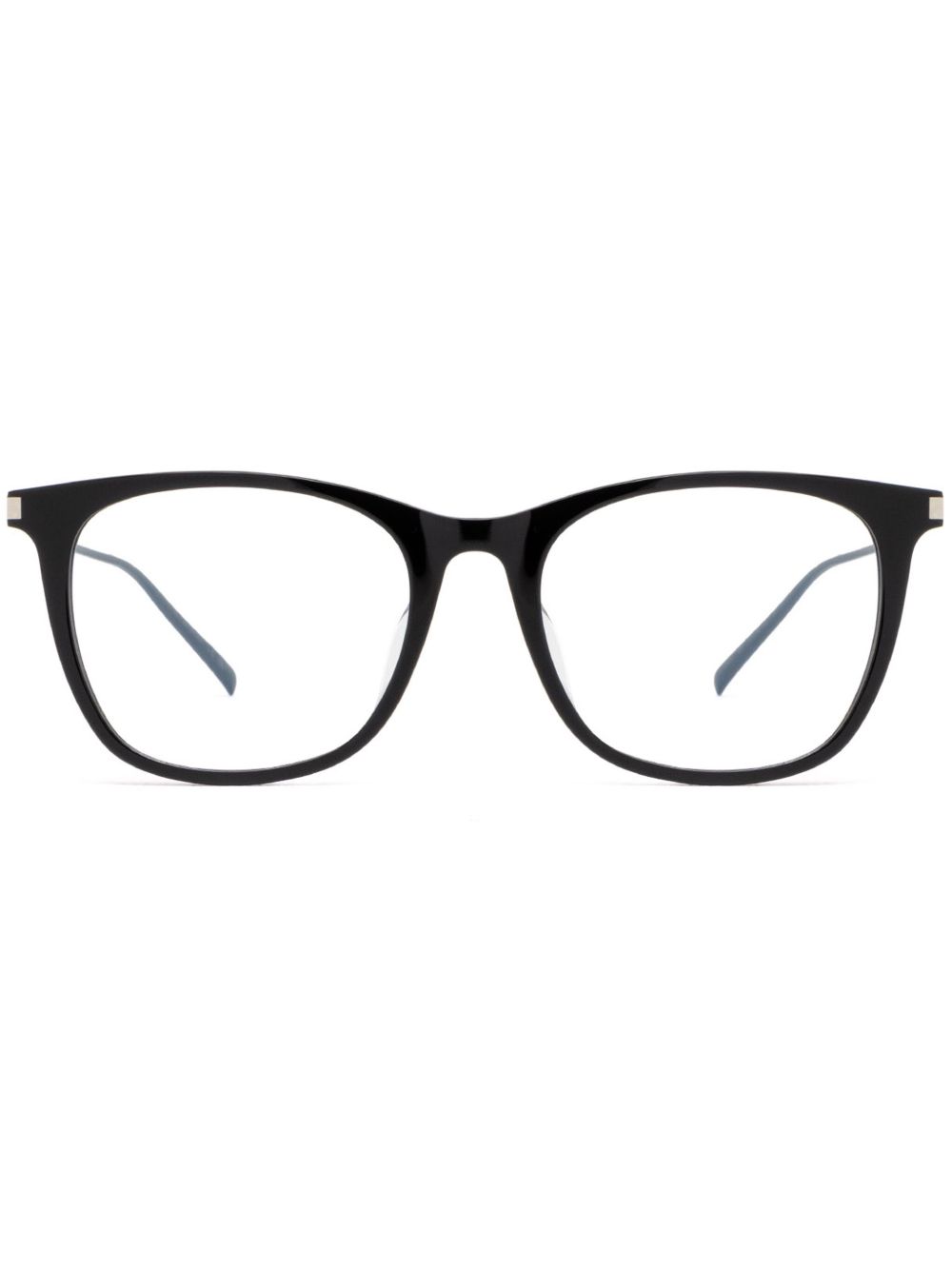 Saint Laurent Eyewear 圆框眼镜 - 黑色