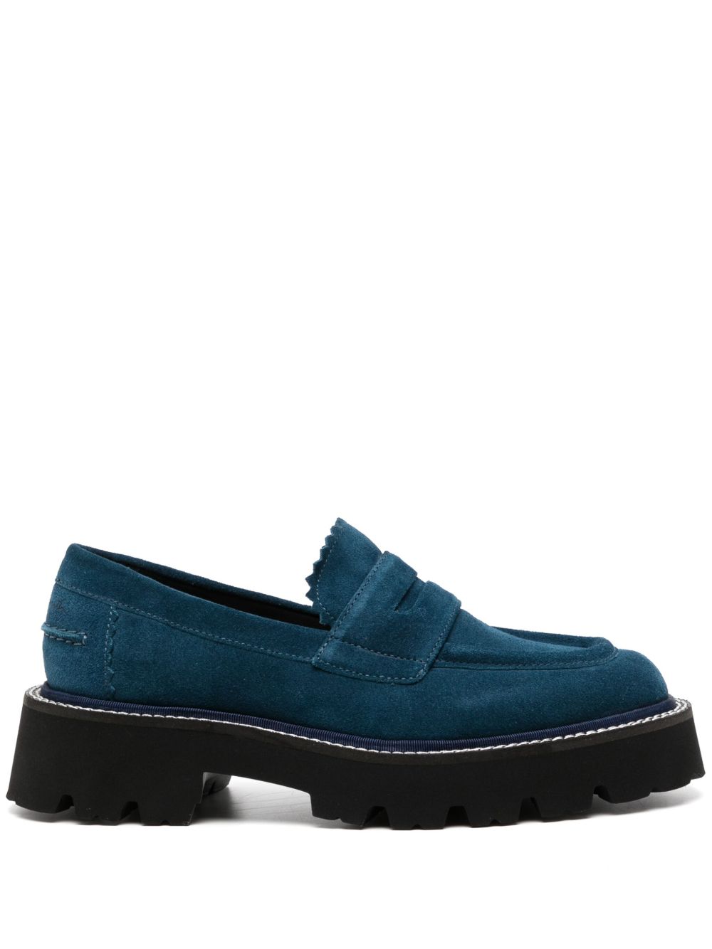 Paul Smith Magpie 绒面皮乐福鞋 - 蓝色