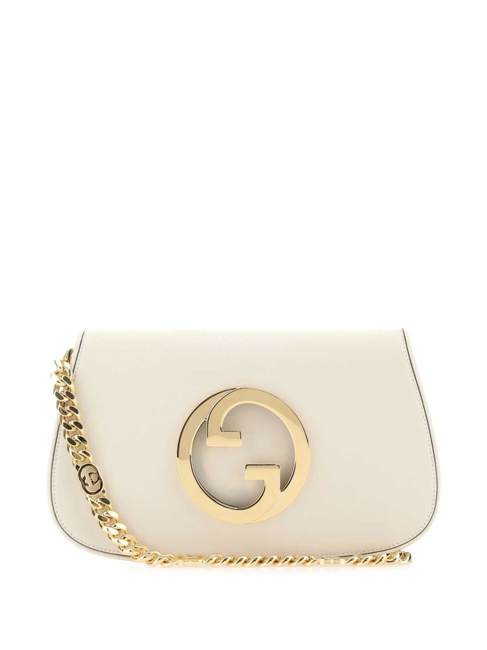 Gucci Blondie 皮质单肩包 - 白色