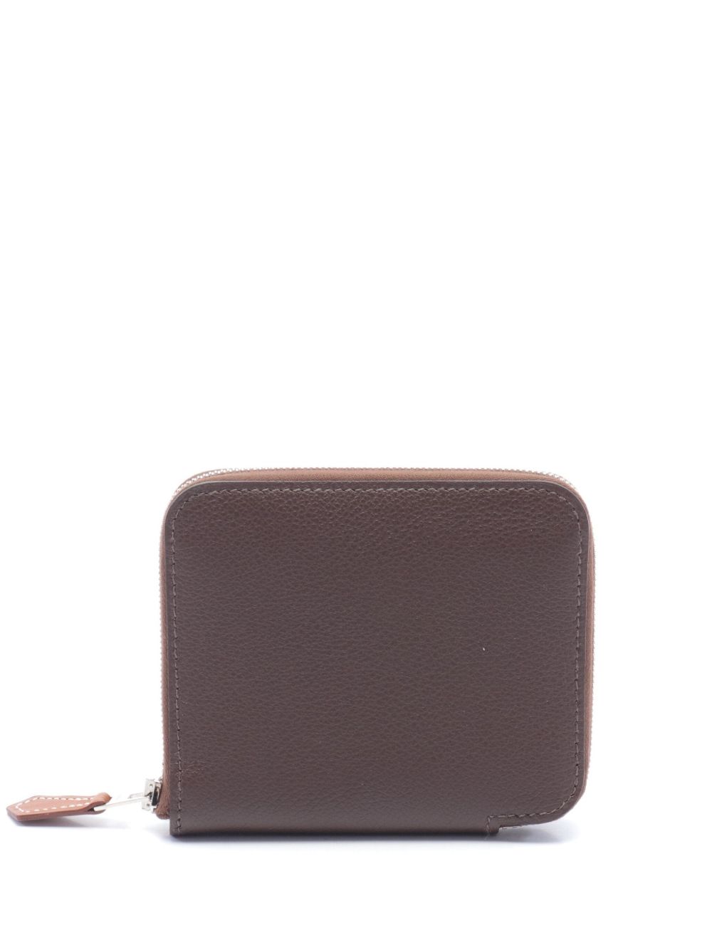 Hermès Pre-Owned Azap Compact 拉链钱包（2023年典藏款） - 褐色