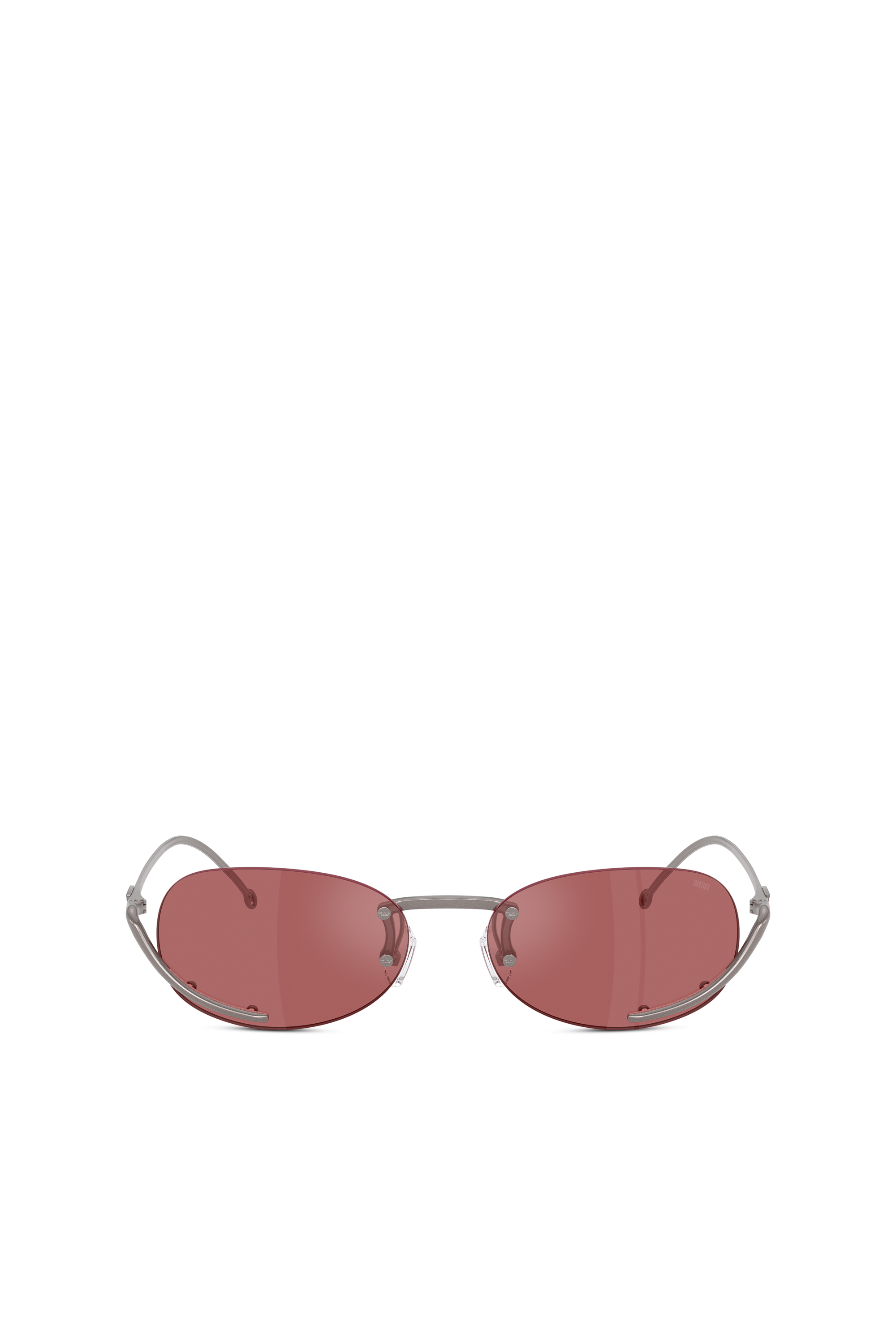 Diesel - Oval sunglasses - Sunglasses - Unisex - Red
