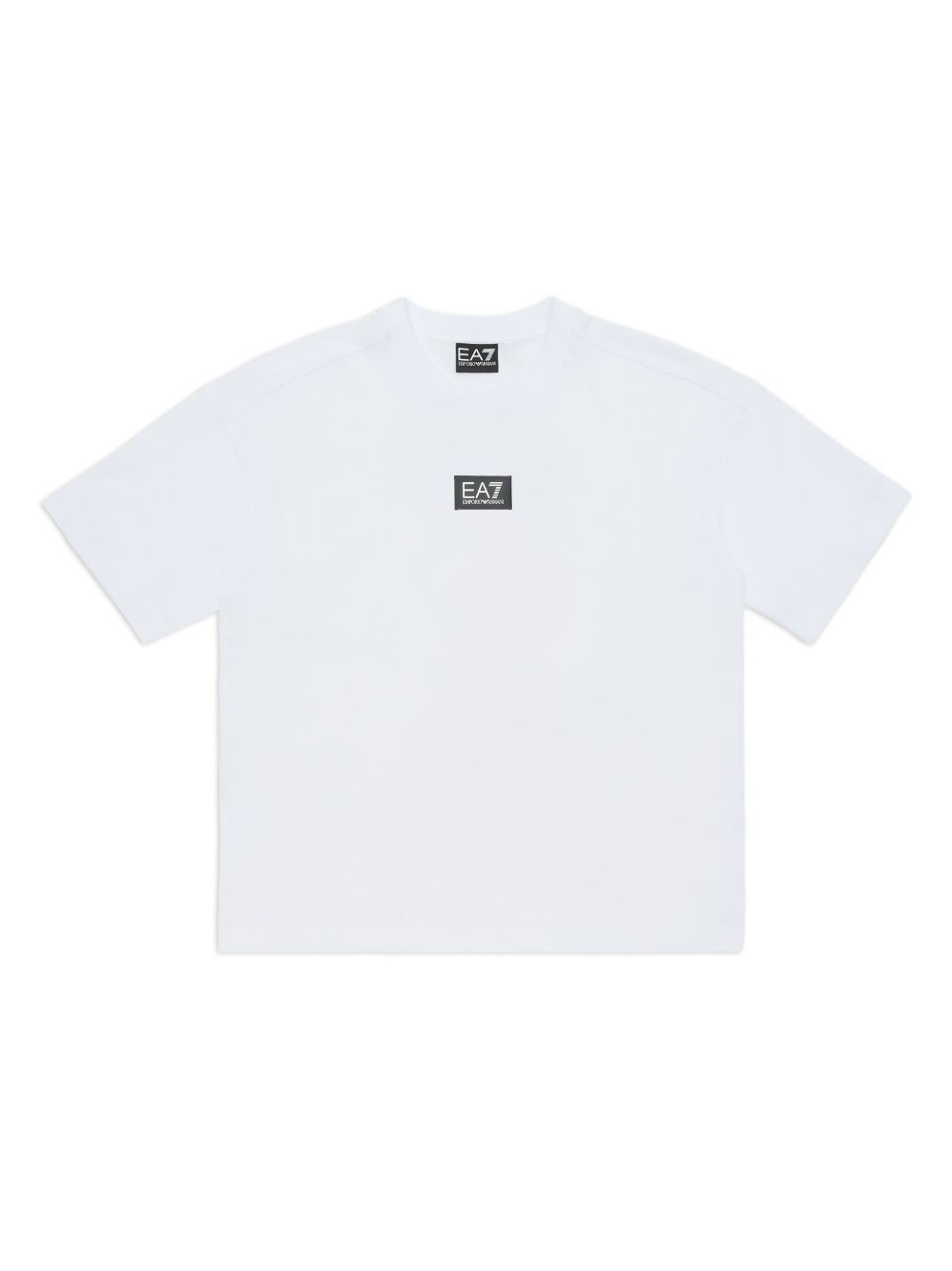Emporio Armani Kids logo印花T恤 - 白色