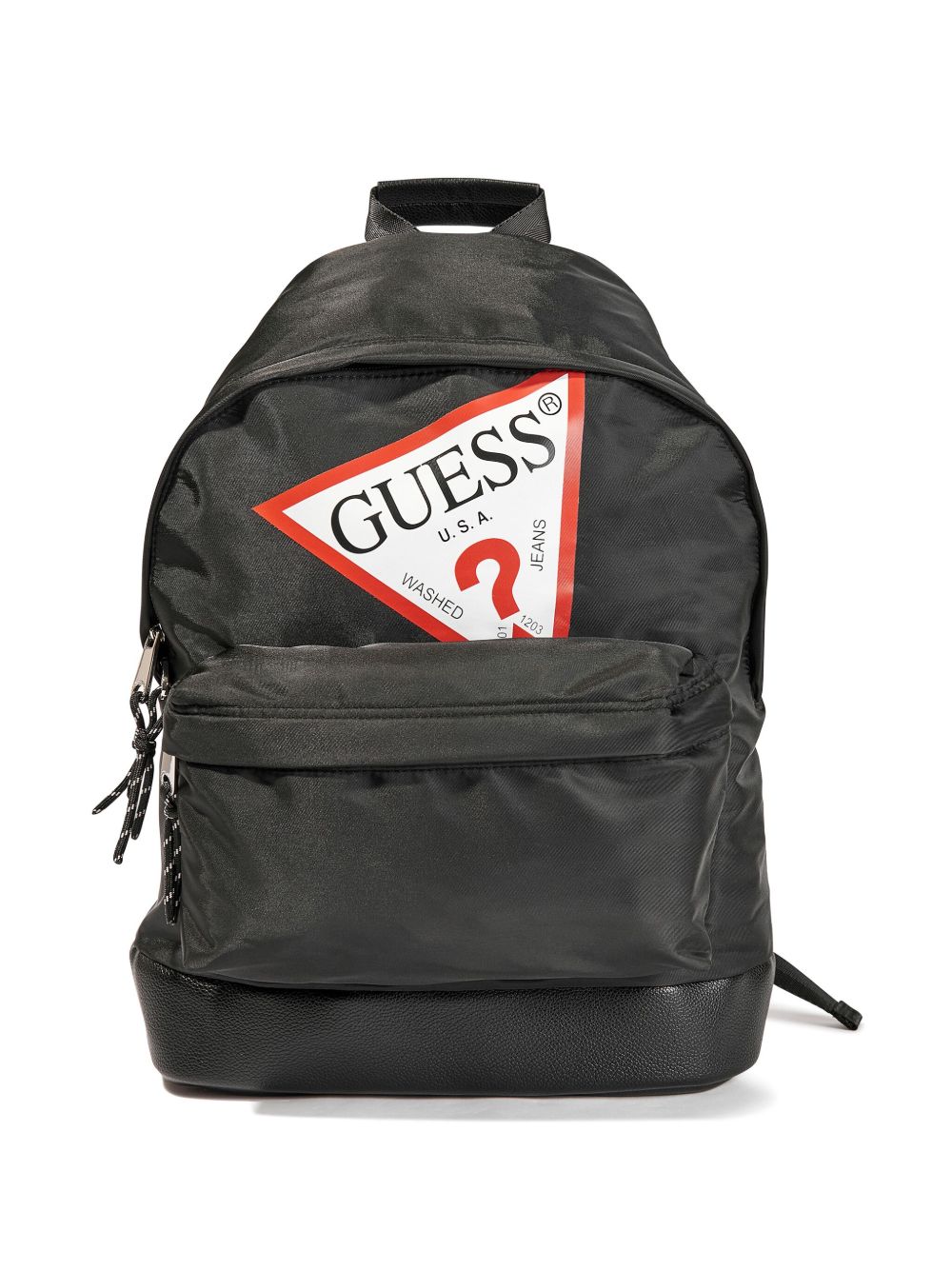 guess kids logo印花双肩包 - 黑色
