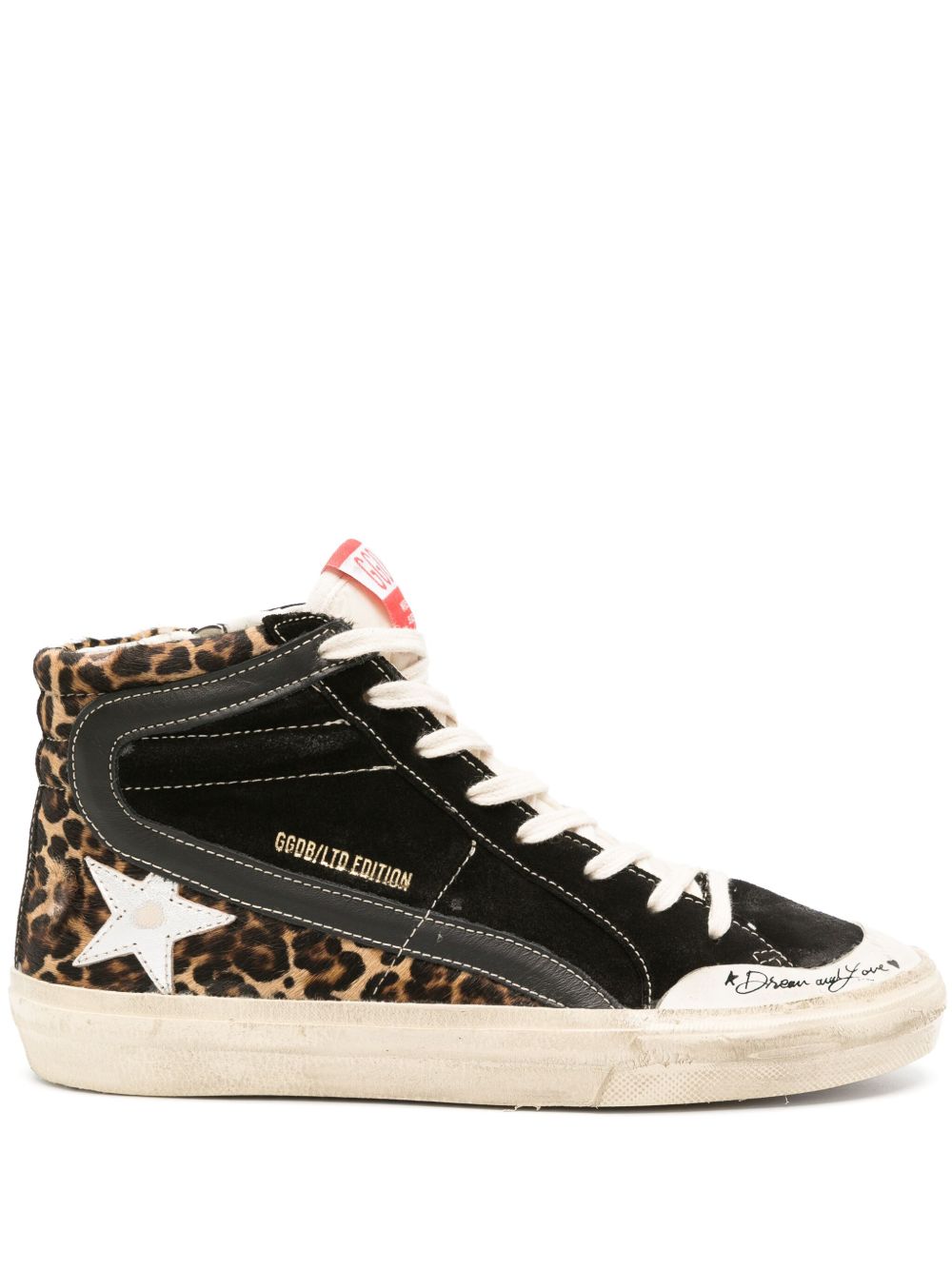Golden Goose Slide Penstar 高帮运动鞋 - 黑色