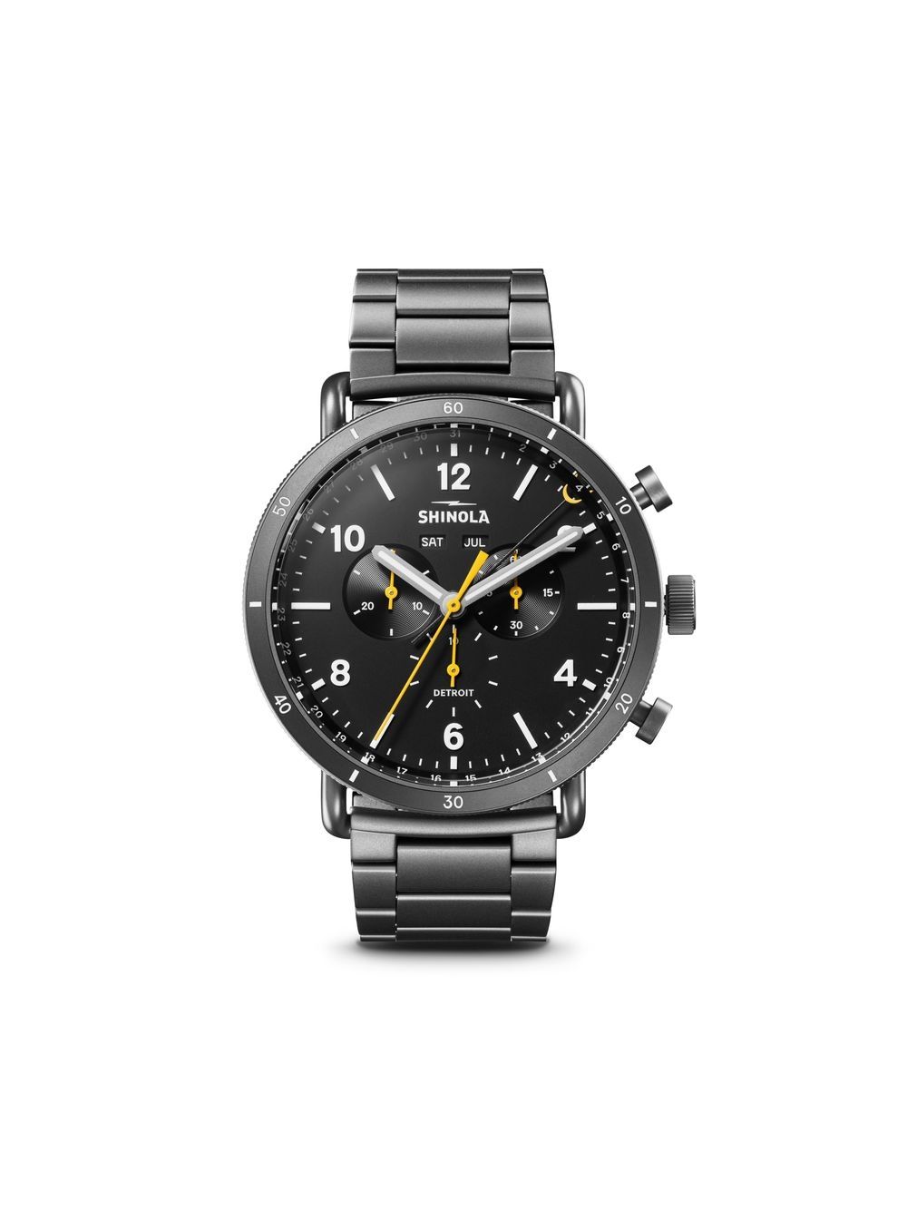 Shinola Canfield Sport 45毫米腕表 - 黑色