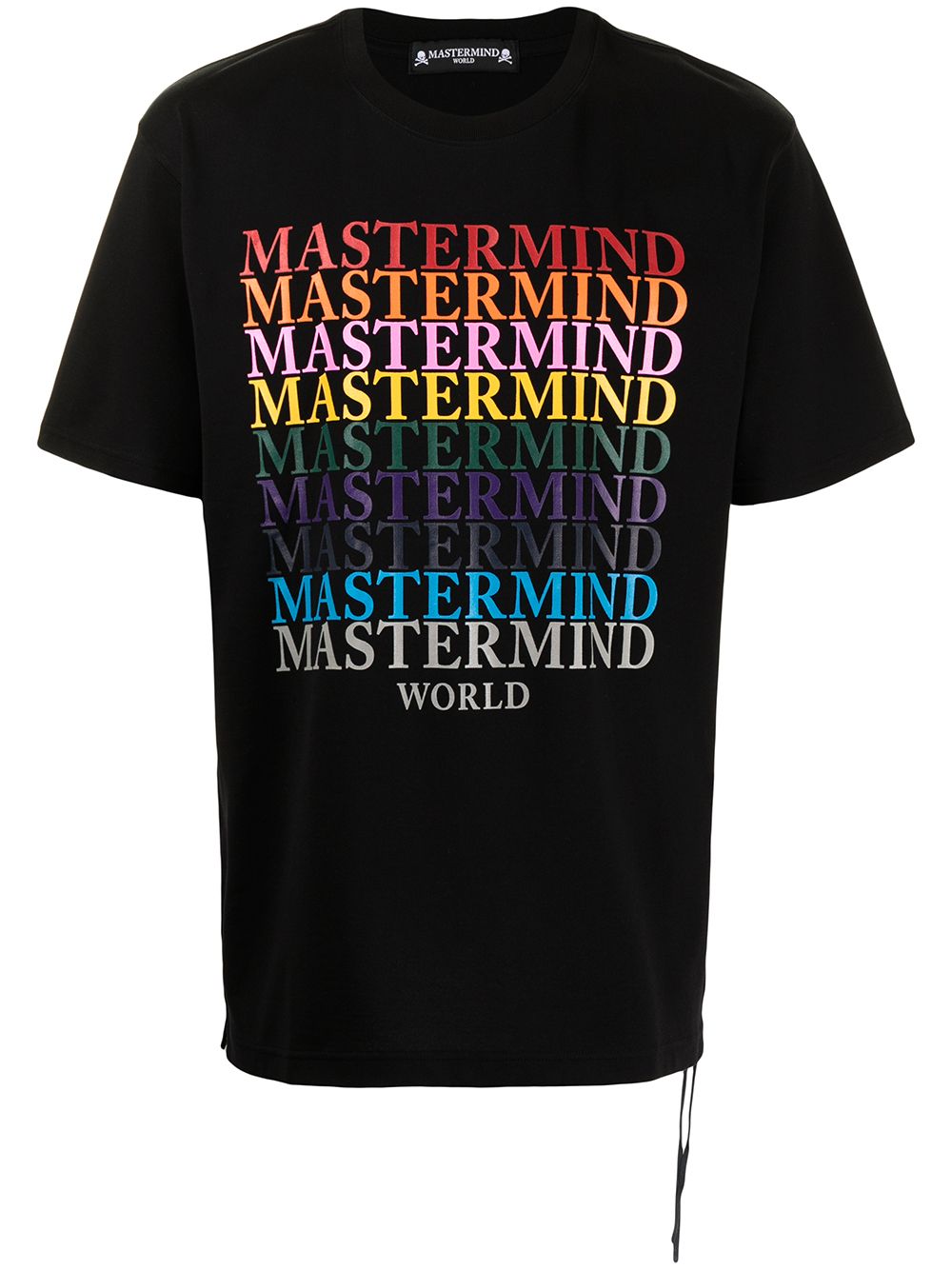Mastermind World 多个logo印花T恤 - 黑色