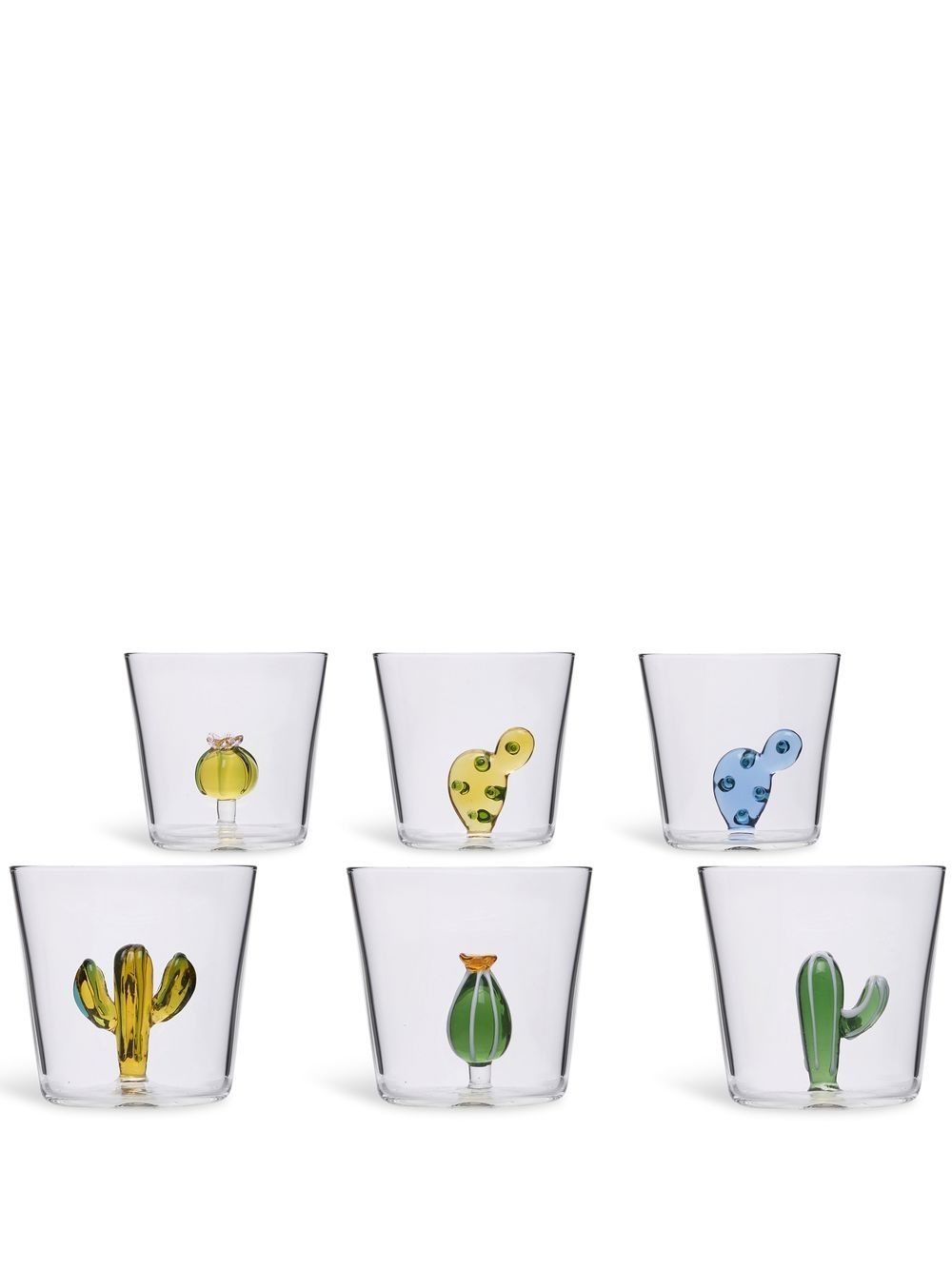 Ichendorf Milano Desert Plants 玻璃杯（六件装） - 白色