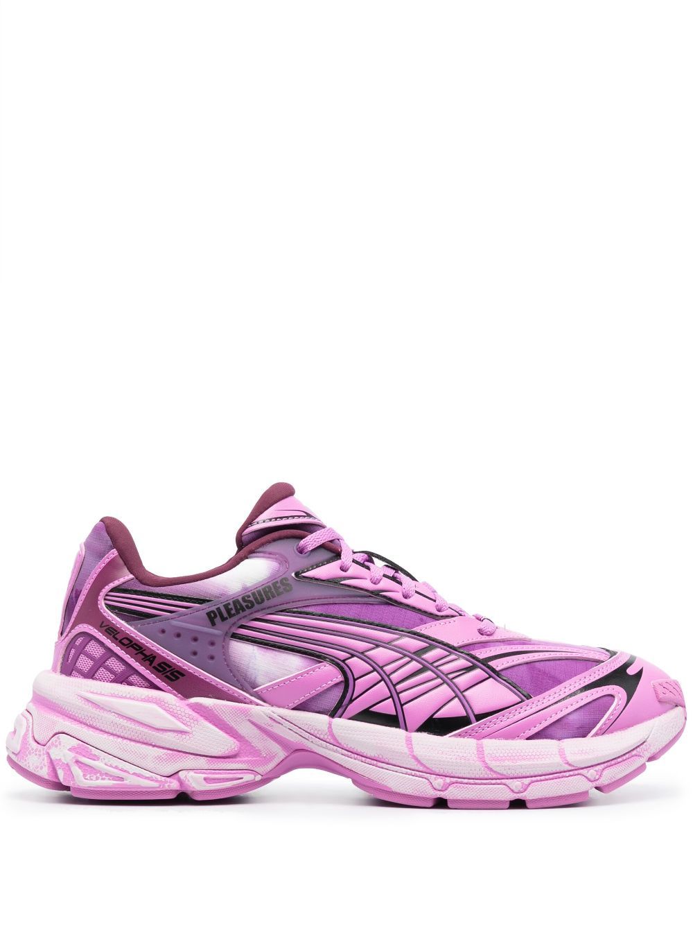 PUMA x Pleasures Velophasis 低帮运动鞋 - 紫色