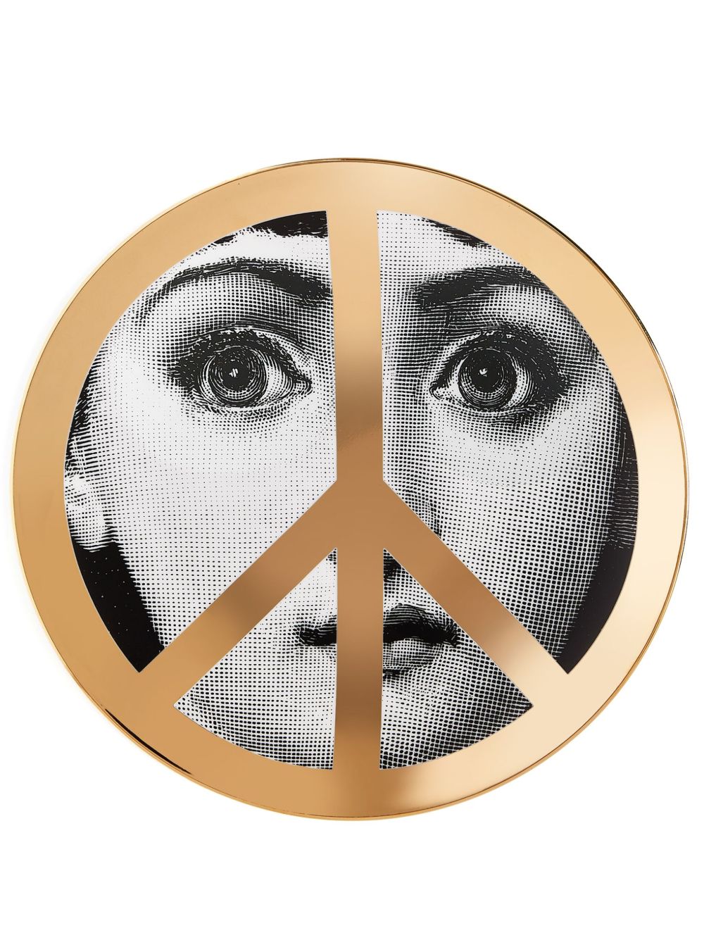 Fornasetti Variazioni n.405 装饰盘 - 黑色