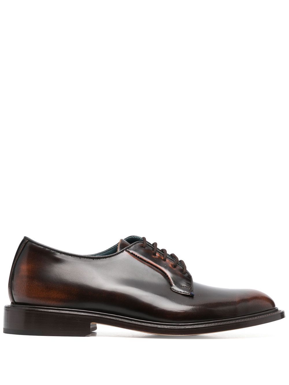 Tricker's 系带德比鞋 - 褐色