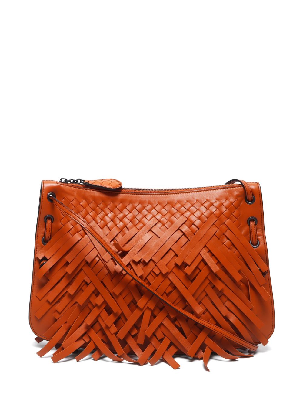 Bottega Veneta Pre-Owned Intrecciato 单肩包（典藏款） - 褐色