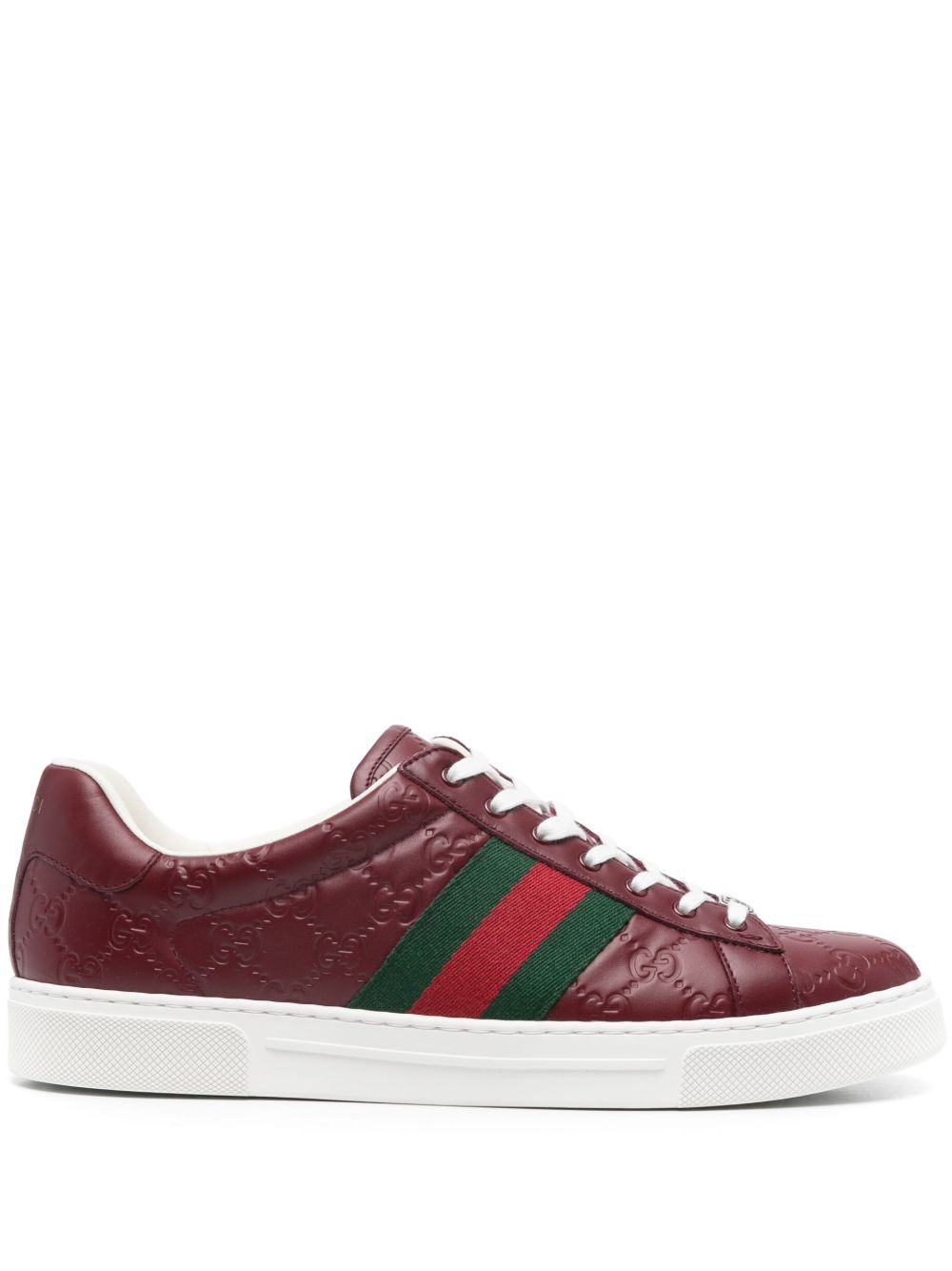 Gucci Ace 运动鞋 - 红色