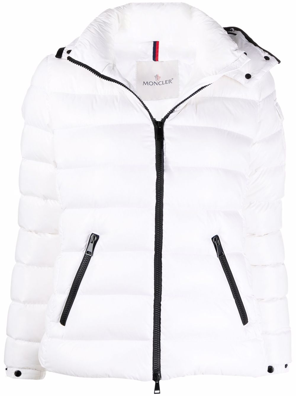 Moncler 可拆式兜帽羽绒夹克 - 白色