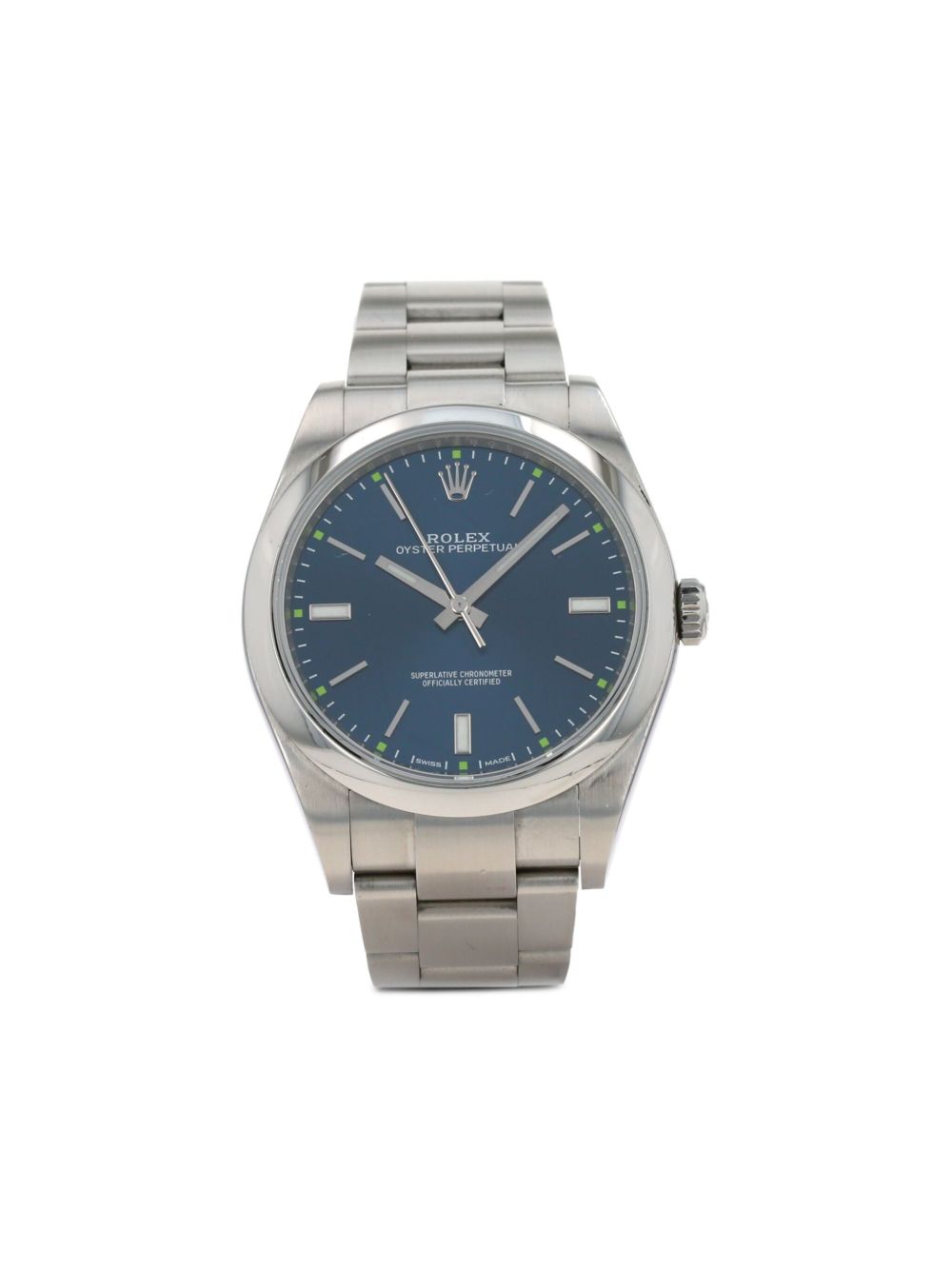 Rolex Oyster Perpetual 39毫米腕表（2017年典藏款） - 蓝色