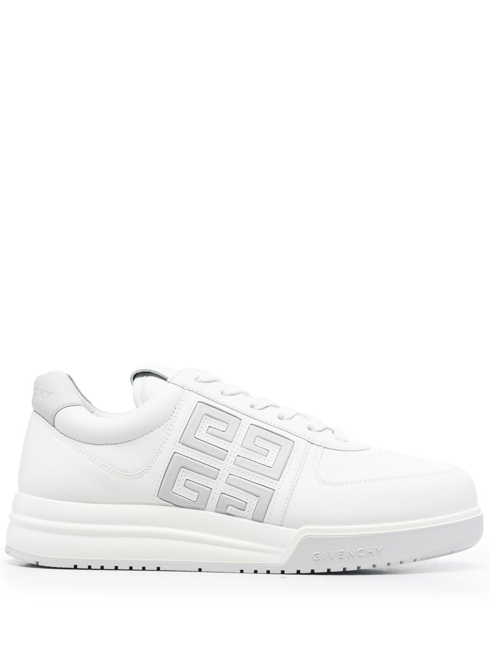Givenchy 经典logo印花系带运动鞋 - 白色