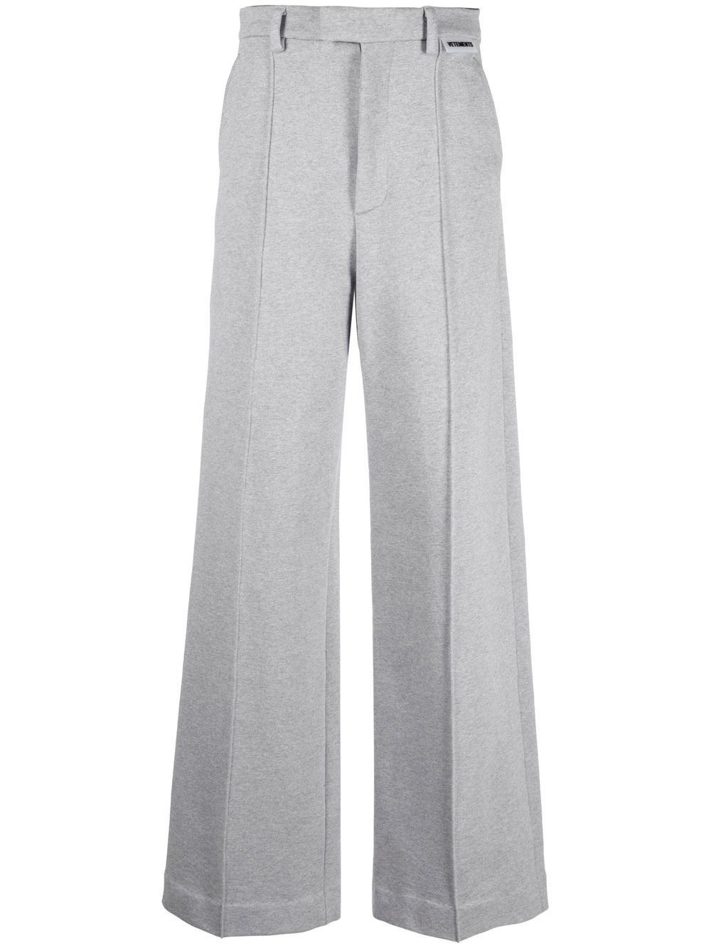 VETEMENTS Molton 精裁运动裤 - 灰色