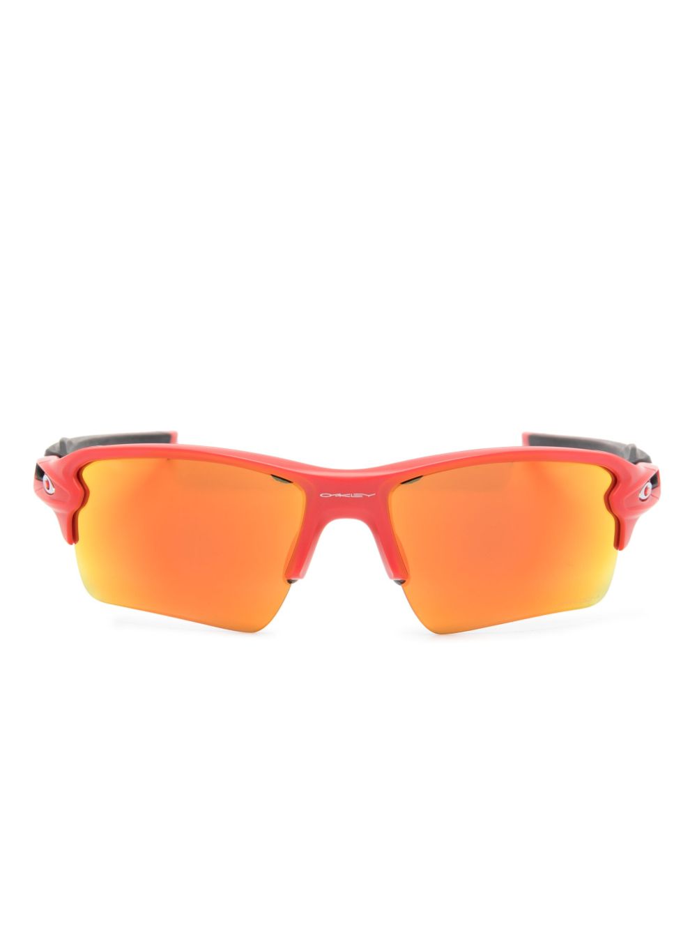 Oakley Flax 2.0 几何形镜框太阳眼镜 - 红色