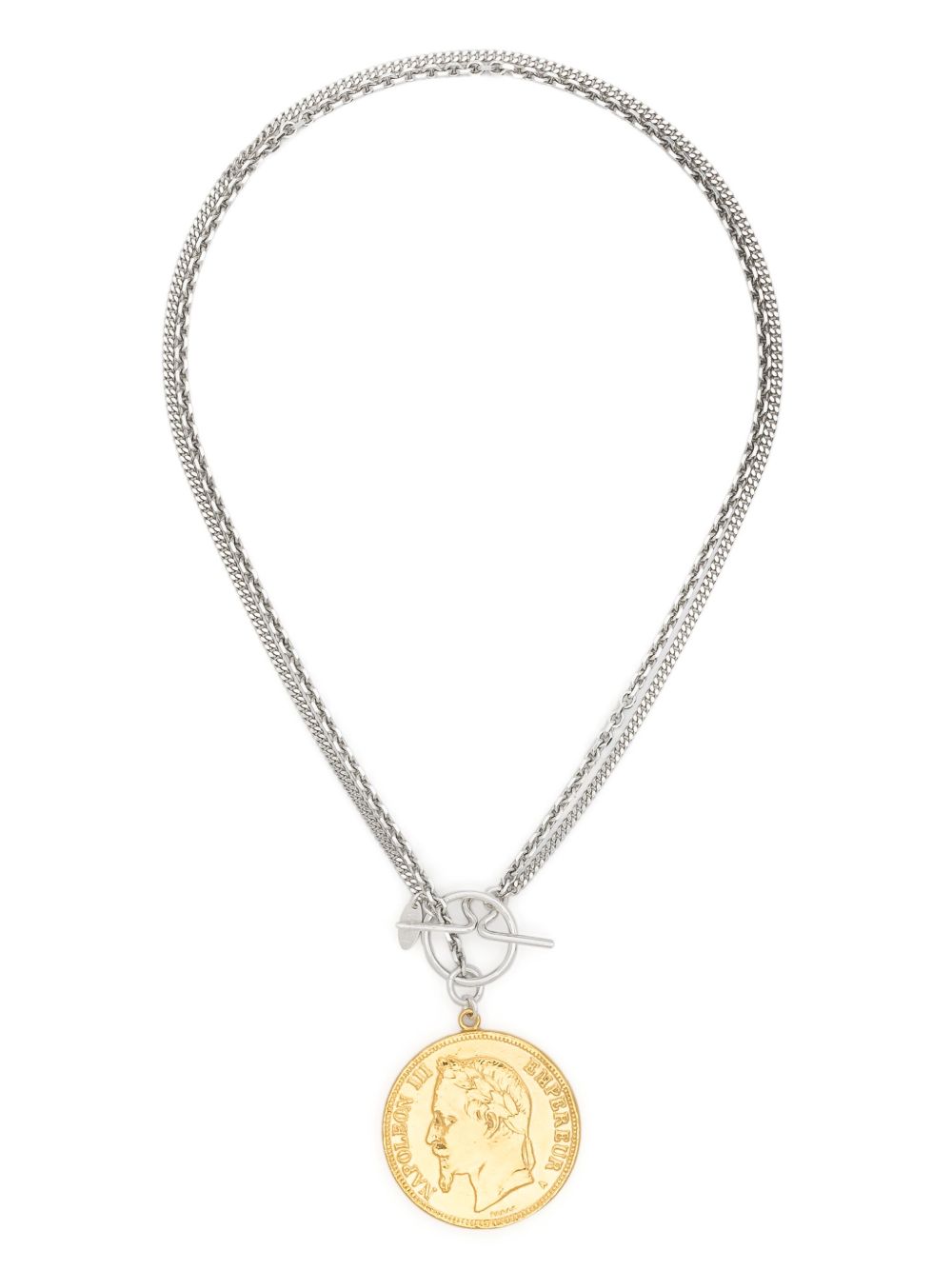 Wouters & Hendrix coin-pendant necklace - 银色