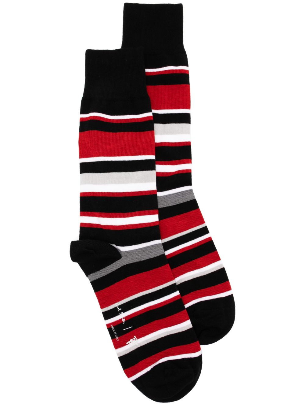 Paul Smith Manchester United - Signature Stripe 针织袜 - 黑色