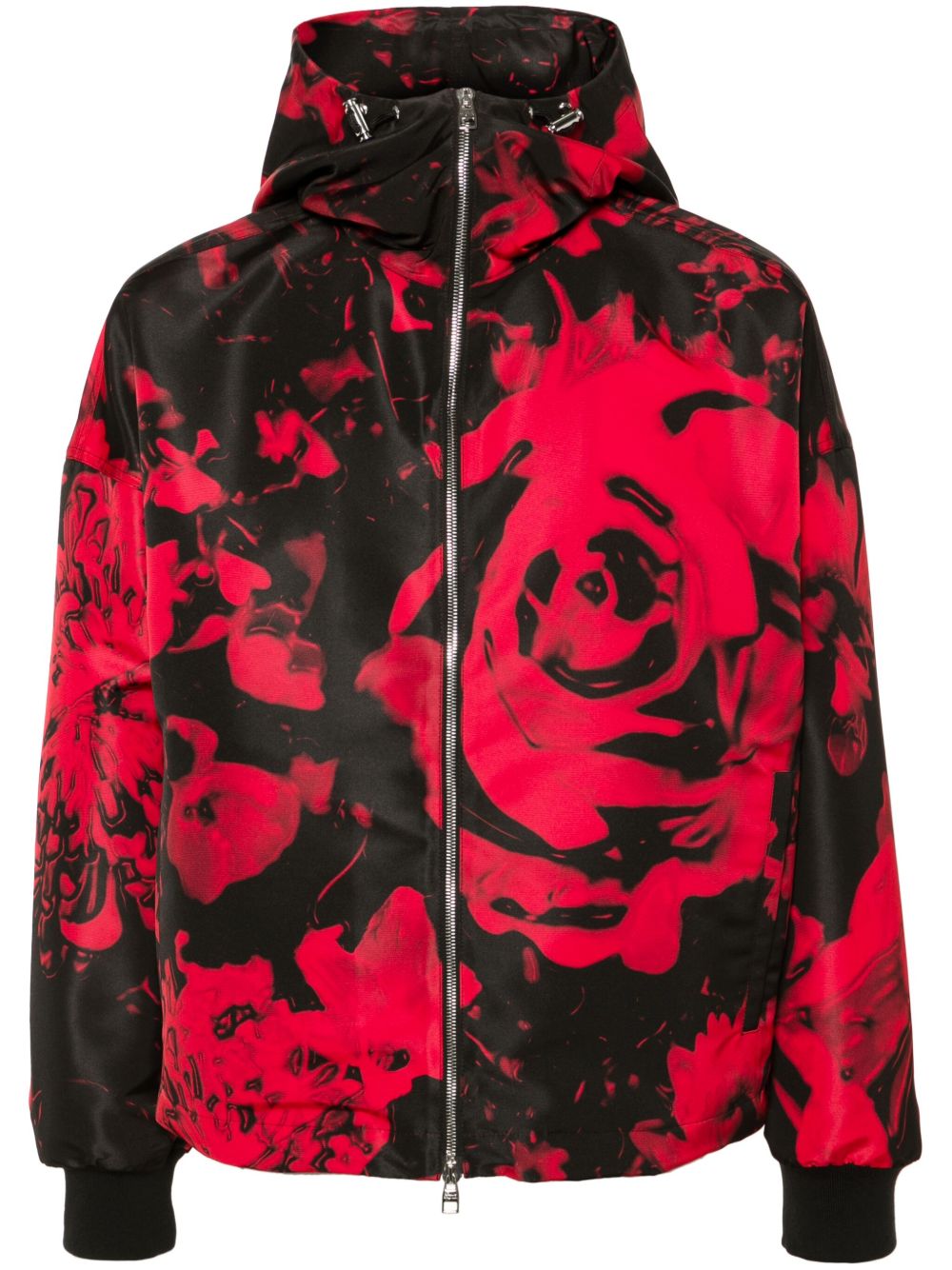 Alexander McQueen Wax Flower 夹克 - 黑色