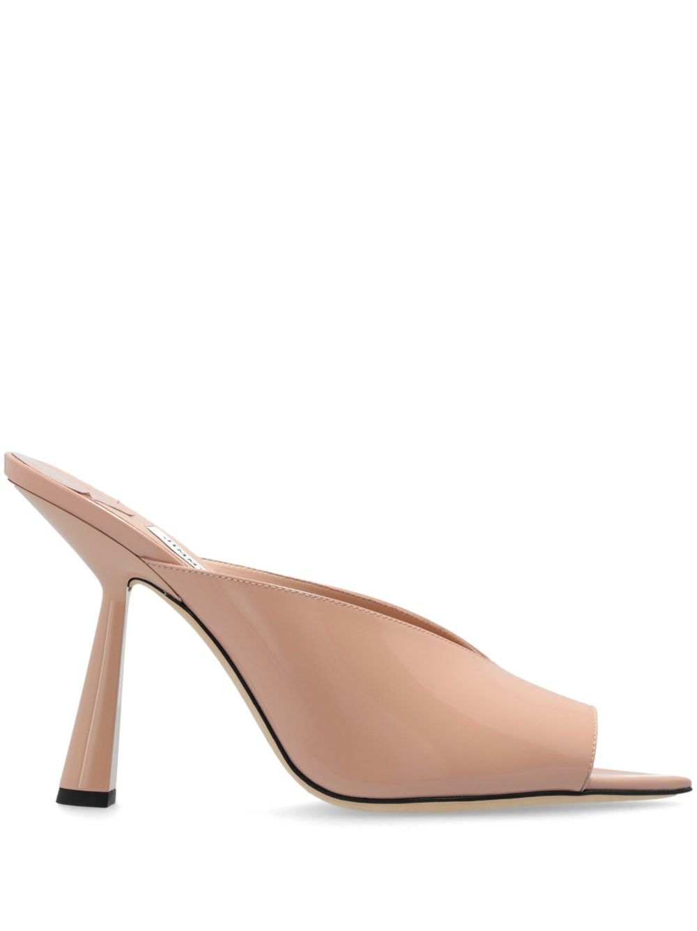 Jimmy Choo Maryanne雕塑感高跟穆勒鞋 - 粉色