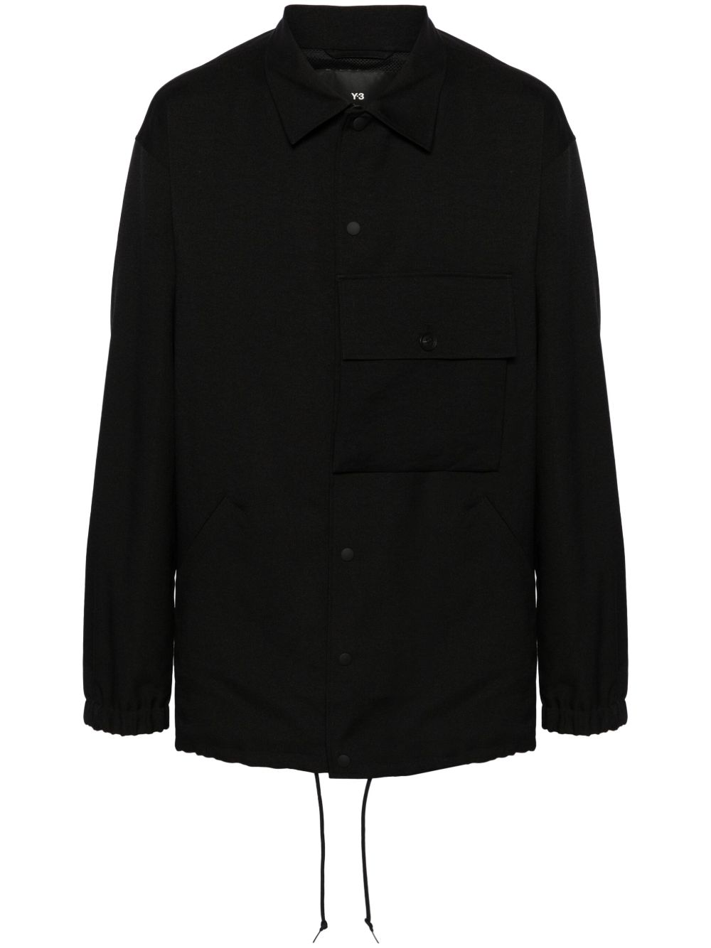 Y-3 Sport Uniform Coach 衬衫式夹克 - 黑色