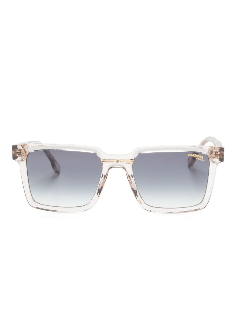 Carrera 长方形框太阳眼镜 - 粉色