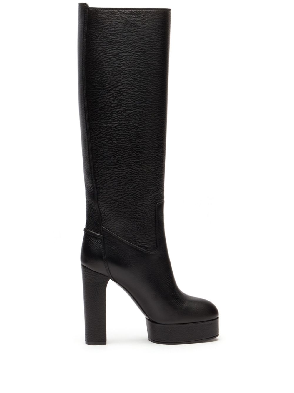 Casadei Betty 高跟靴（12厘米） - 黑色