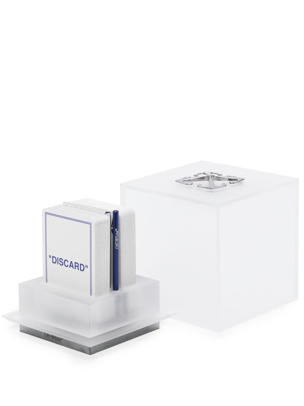 Off-White Game Cube 扑克牌套装 - 白色