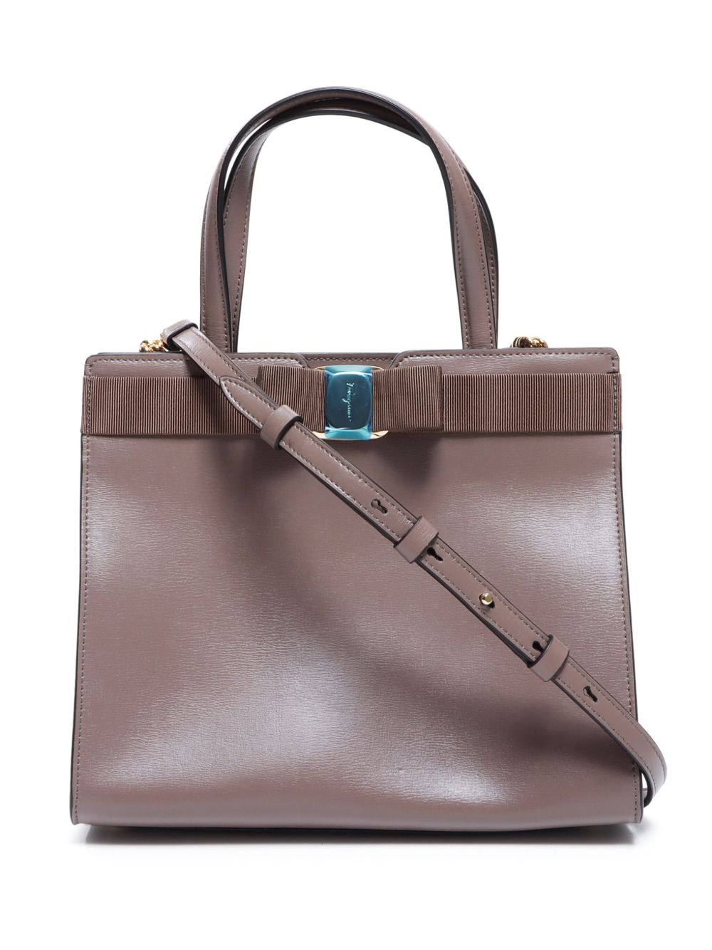 Ferragamo Pre-Owned Vara 两用手提包（典藏款） - 褐色