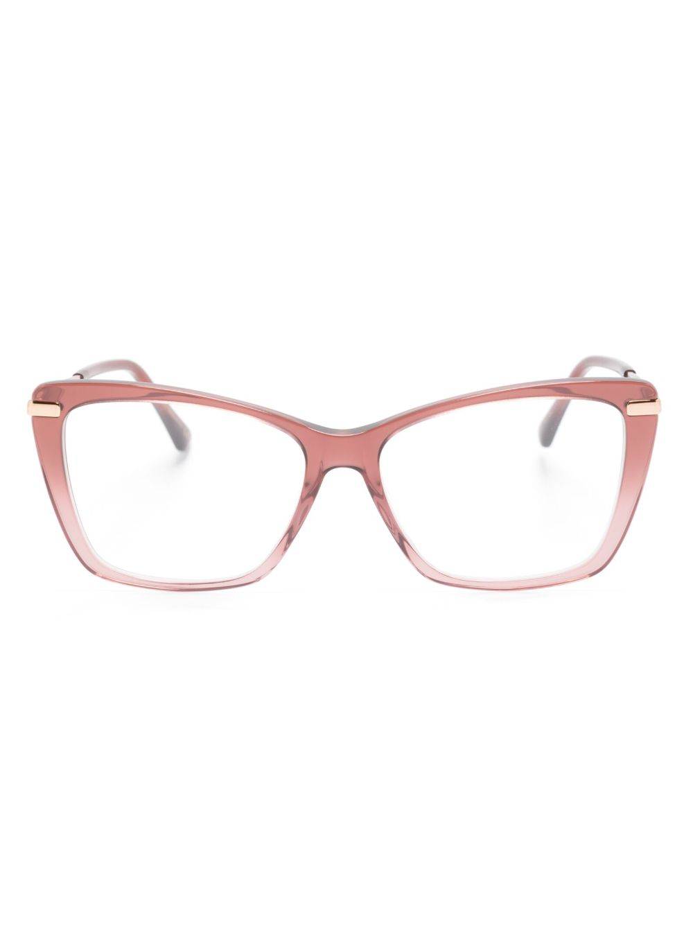 Jimmy Choo Eyewear JC297 猫眼框太阳眼镜 - 粉色