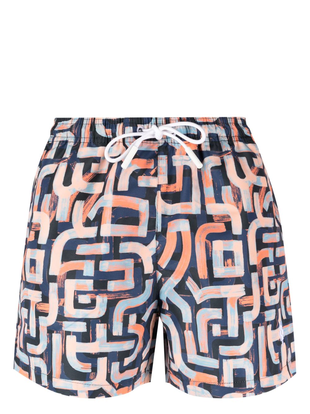 Marcelo Burlon County of Milan AOP Graffiti 泳裤 - 蓝色