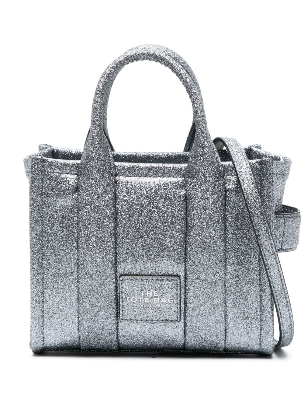 Marc Jacobs Galactic Glitter 迷你托特包 - 银色