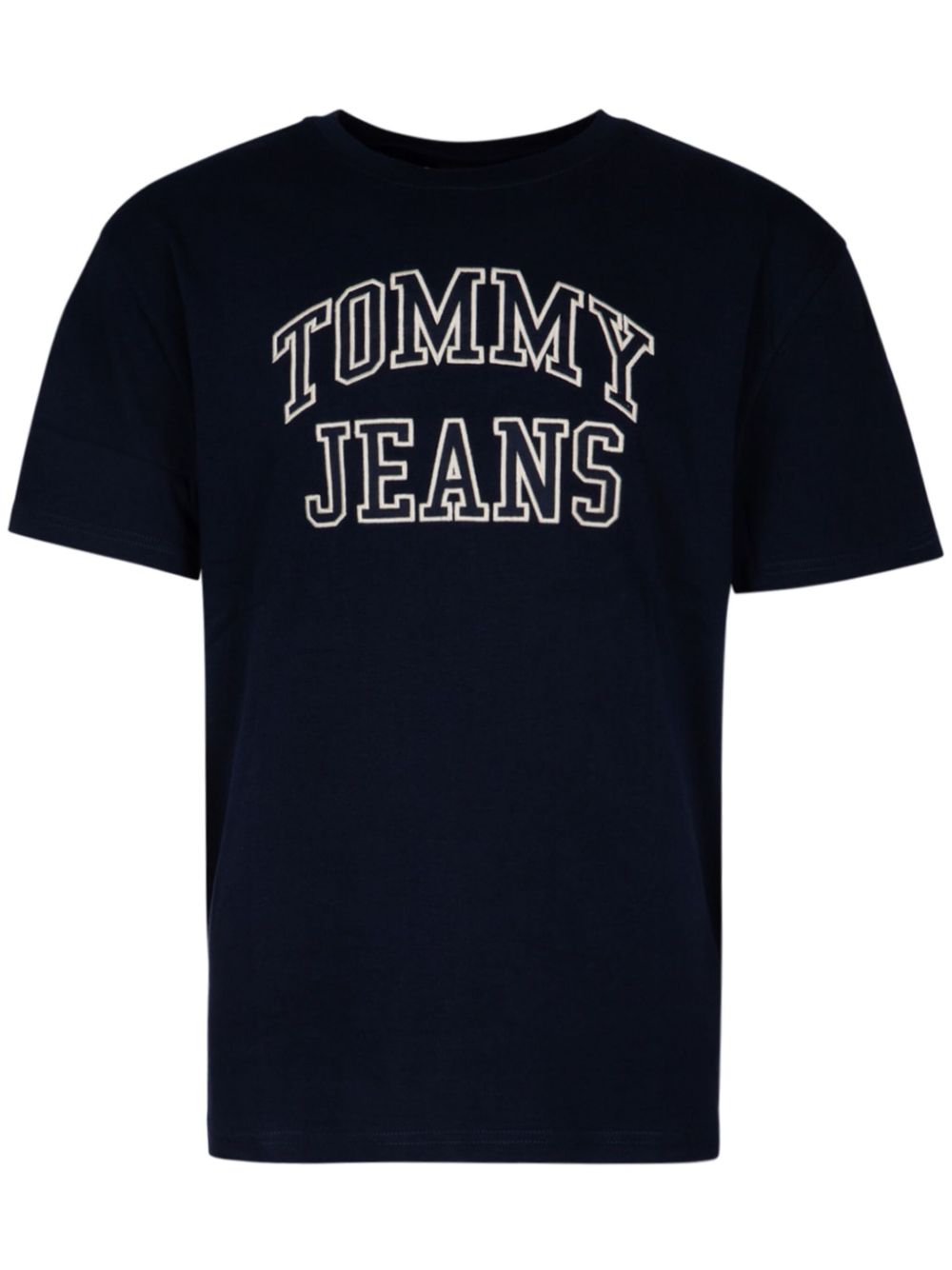 Tommy Jeans logo印花T恤 - 黑色