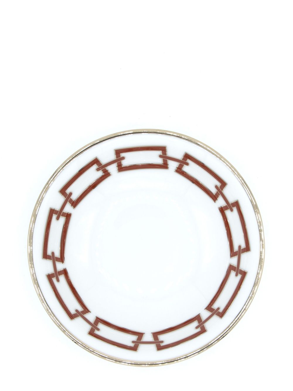 GINORI 1735 Catene geometric-print porcelain bowls (set of two) - 红色