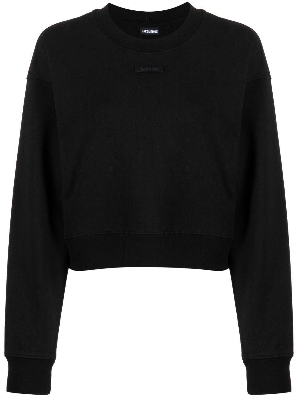 Jacquemus Le Sweatshirt Gros Grain 棉上衣 - 黑色